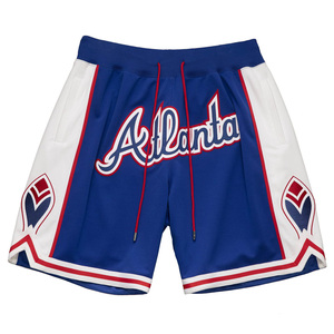 Wholesale 100% <b>Polyester</b> Mesh Printed Basketball <b>Shorts</b> Retro Logo Custom Just Don Unisex Streetwear Quick Dry Plus Size - Product Image 2