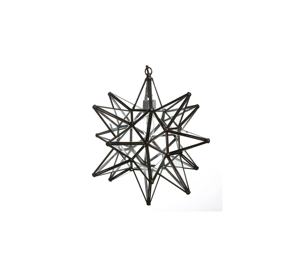 Lámpara colgante de estrella de cristal transparente de 15 pulgadas hecha a mano, alta calidad, nuevas luces decorativas de Navidad para el hogar, otros candelabros, velas - Product Image 1