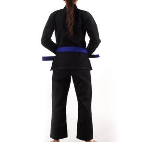 Jitsu GI สำหรับผู้หญิงสีดำสำหรับคาราเต้บริการ OEM พร้อมโลโก้แบรนด์ส่วนตัวผลิตตามสั่ง - Product Image 6