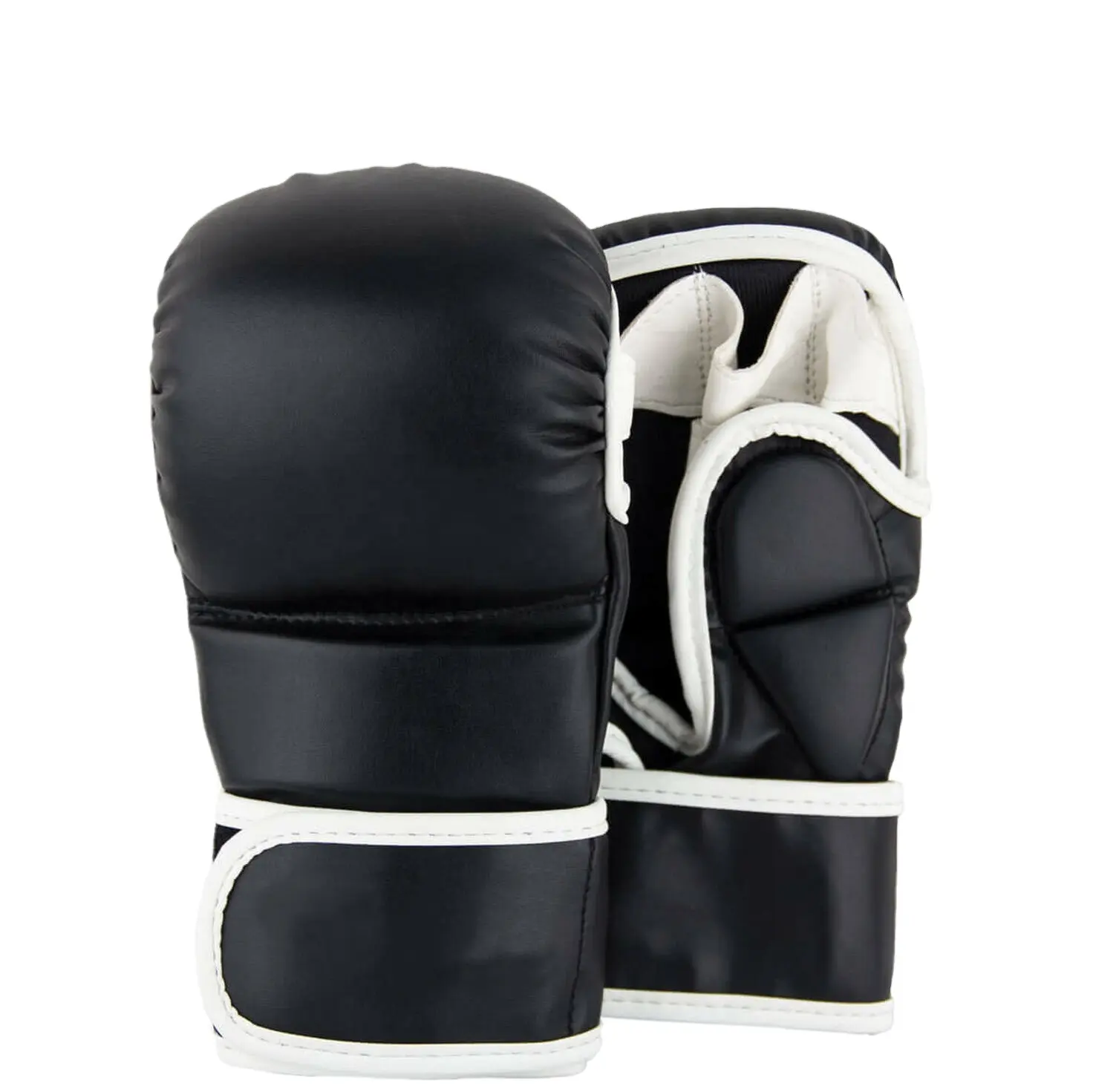 Guantes de artes marciales mixtas personalizados, manoplas profesionales de alta calidad, medio dedo, para boxeo, venta al por mayor
