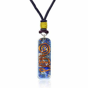 Pendentif & bracelet pyramide Lapis lazuli orgonite 3 en 1 ensemble pendentif énergétique pyramide fait à la main de haute qualité - Product Image 3