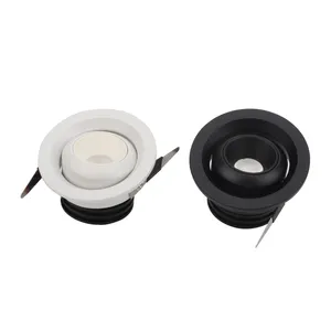 2 años de garantía Mini foco de alta calidad Mini foco 1W 3W de LED empotrable de aluminio moderno COB techo Led luz 5W 85