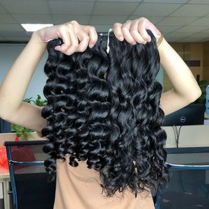 Cheveux bouclés birmans cambodgiens non transformés et faisceaux de vague de corps produits du vendeur pour les femmes trame de génie - Product Image 1