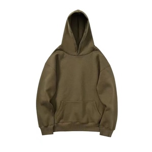 Pull à capuche à manches longues pour hommes 100% coton, sweat-shirt de haute qualité sans cordons, simple, livraison gratuite - Product Image 5