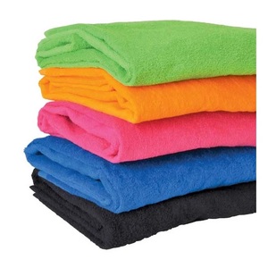 Pure 100% Organic Cotton Gots Certificate Best Selling Custom Digital Printing Customized Logo <b>Large</b> Over Sized Beach <b>Towels</b> Set - Product Image 1
