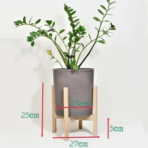 Thiết Kế Mới Thông Bằng Gỗ Trong Nhà Gấp Nhà Gỗ Cây Đứng Trong Nhà Flower Pot Home Hiển Thị