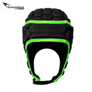 Casco de rugby de carcasa blanda con diseño personalizado, casco deportivo de seguridad con diseño de logotipo facial - Product Image 4