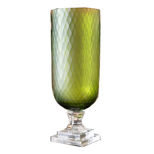 Florero de cristal de diseño clásico de Venta caliente tamaño personalizado forma Logo usos en la decoración del hotel del hogar - Product Image 1