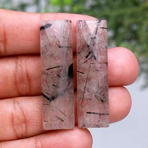 Montre à Quartz Rutilé Doré 1 Paire de Boucles d'Oreilles Coréennes en Acrylique Améthyste Briolette avec Émeraude à Facettes Naturelles Pierres Précieuses Lâches - Product Image 2