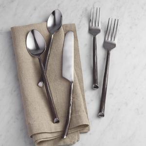 Stainless Steel Cutlery <b>Set</b> Luxury Silver Cutlery <b>Set</b> Dinner <b>Lunch</b> Spoons Fork Knife Stainless Steel Cutlery <b>Set</b> - Product Image 4