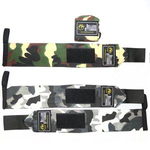 Poignets de sport Camo de conception personnalisée équipement d'haltérophilie respirant super lourd pour homme fort - Product Image 3