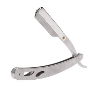 OBEXA OBR-23265 Maquinilla de Afeitar de Acero Inoxidable de Alta Calidad con Hoja Única y Borde Recto, Afeitadora Plegable Reutilizable, Excelente para Cabello y Rostro - Product Image 5