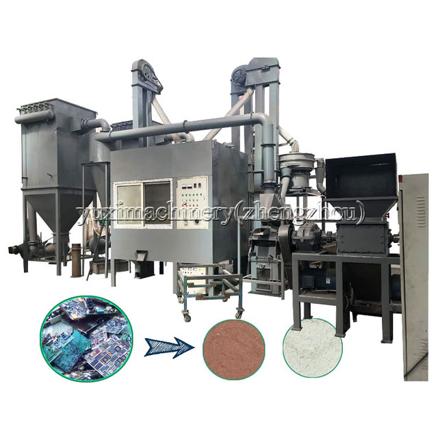 E Waste Processing Electronic Waste PCB Crusher Recycling Machinery Plant Cost E Waste Recycling Machine