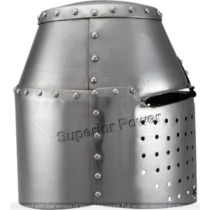 Casque du 14e siècle, grand bijou poli - Product Image 3