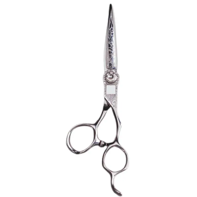 6.0 6.8 Inch Tungsten Staal Patroon Top Professionele Kapsalon Schaar Cut Kapper Accessoires Kapsel Shear Schaar