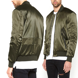 Wholesale High Quality <b>Light</b> <b>Weight</b> Winter Wear 2022 Customized Logo Printing New design Satin <b>Jacket</b> For Men - Product Image 6