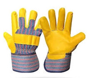 Guantes de trabajo de protección contra incendios antiquímicos cómodos de cuero con protección de nivel A - Product Image 4