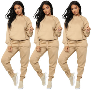Traje deportivo para mujer, chándal, pantalones de chándal, sudadera informal, chándal para trotar - Product Image 2