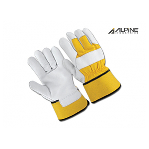 Guantes de aparejo de seguridad industrial Forro de algodón de cuero de alta resistencia Jardinería Transporte Soldadura Canadiense Venta al por mayor Fuego impermeable - Product Image 3