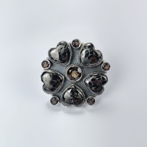 Shanice — bague en argent Sterling 925 et cuivre, bijoux de déclaration, pierres précieuses - Product Image 1