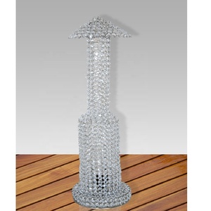 crystal Lamp Pillar high quality metal floor crystal lamp <b>holder</b> for home decoration parties and functions for pillar - Product Image 2