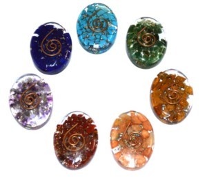 ชุดหินอาเกตพลังงานออร์กอน รูปวงรี สำหรับป้องกันคลื่นแม่เหล็กไฟฟ้า  ตามหลักฮวงจุ้ยและจักระ - Product Image 2