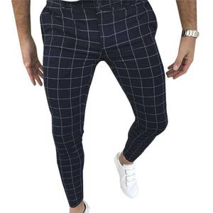 Plaid Jogger Pants for Men Cotton Jogger Trousers for Outing Custom Designing and Manufacturing According to Customer`s Demand - Product Image 4