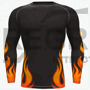 Protecteur de pâte mma rash, Design OEM, protection imprimée par Sublimation à manches longues - Product Image 1