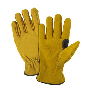 Gants de conduite en cuir de vachette pour hommes Offre Spéciale Conception complète des doigts avec revêtement en Latex Protection de sécurité Soudage Matériau en peau de chèvre - Product Image 2