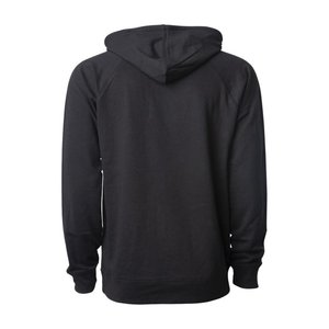 เสื้อฮู้ดผ้าเทอร์รี่แบบมีห่วงคล้องไหล่ น้ำหนักเบา สำหรับทุกเพศ OEM - Product Image 4