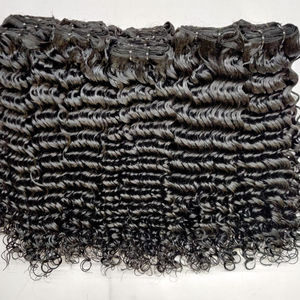 เครื่องทอสองชั้นแบบคู่ทำจากด้ายดิบขนาด8-40นิ้วทำจากด้ายธรรมชาติหยิกหยิกแน่นธรรมชาติ - Product Image 2