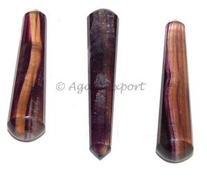 Multi Fluorite 16 Facetedนวดจุด - Product Image 1