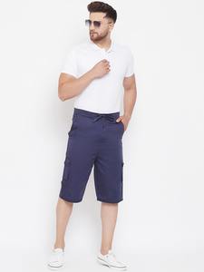 Nouveaux shorts cargo décontractés pour hommes, 100% coton, impression numérique, respirants, pour la plage et la salle de sport - Product Image 5