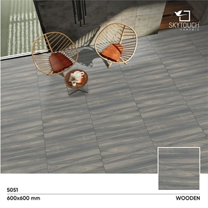 ขายส่งในร่มไม้ผลลื่นประสานไม้พอร์ซเลนกระเบื้องปูพื้นไม้ - Product Image 2