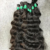 Ekstensi Rambut Manusia Asli Vietnam Remy Virgin, Gelombang Lurus Alami, Harga Pabrik Ivirgo, 22 Inci 100g (eceran)