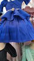Robe mini de soirée et de bal pour femme, brodée, ornée de perles et d'un nœud, taille naturelle, en polyester et résille, style haute couture vintage