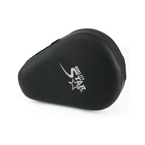 Coussinets de mise au point en cuir teint à la main, couleur noire, Pakistan irrégulier, vente en gros, entraînement de boxe et de poinçonnage, vente en gros - Product Image 3