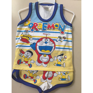 Ensemble d'été pour bébé garçon, vêtements en coton doux, imprimés de dessins animés, tenue pour enfants - Product Image 3