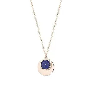 Lapis Lazuli Mặt Dây Chuyền Mạ Vàng Đẹp Quyến Rũ