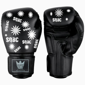Gants de boxe en PVC imprimés avec logo personnalisé OEM coupe universelle crochet et boucle tailles de poignet 8oz-16oz - Product Image 4