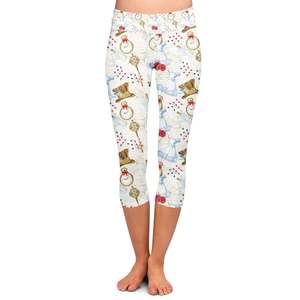 Leggings personalizados inspirados en Alice en longitud capri o hasta el tobillo - Product Image 5