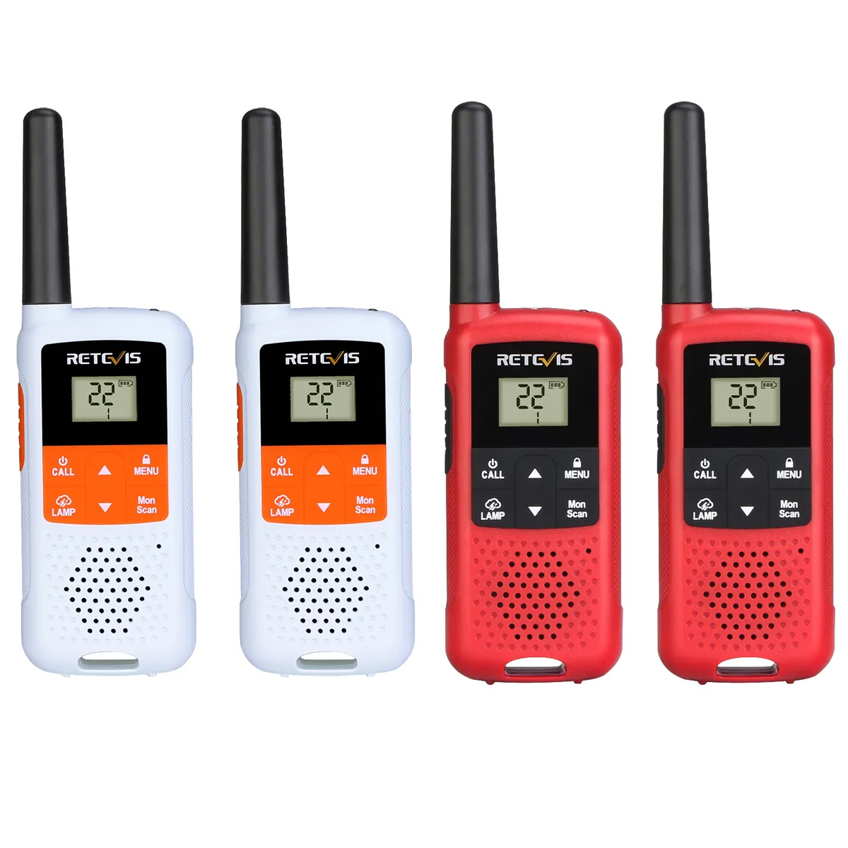 Outdoor NOAA walkie talkie Retevis RT49B Licenza FRS Portatile A Due Vie di comunicazione Radio 22CH VOX Radio 1000mAh monitor