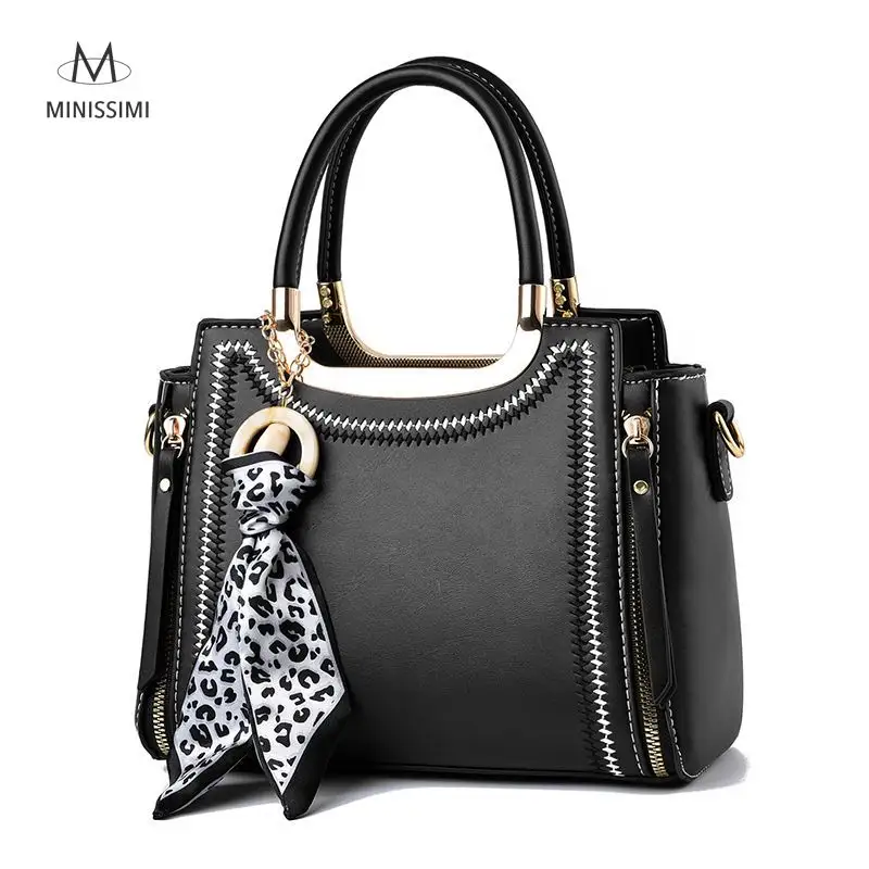 Low Moq Carteras Y Bolsos De Mujer Custom Leather Bag Minissimi Brand Sling Bag For Women Leather Bag