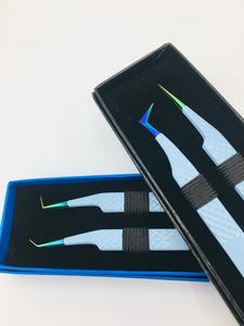 Pinzas para Extensión de Pestañas de Volumen, Acero Inoxidable, Agarre de Diamante, Juego de Pinzas para Pestañas Sostenibles, Pinzas para Pestañas de Visón con MOQ Bajo - Product Image 2