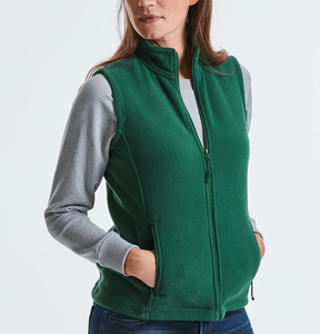 Chaleco de lana de algodón con cremallera para mujer, cuello levantado, sudor Polar cálido, bolsillos con cremallera, prendas de vestir exteriores sin mangas de punto, estilo informal - Product Image 3