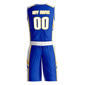 Ensemble d'uniformes de basket-ball réversibles personnalisés, vêtements de sport respirants antibactériens en polyester 100% à séchage rapide, vêtements de basket-ball de grande taille - Product Image 6