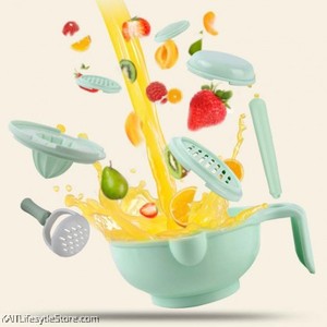 Tazón multifuncional KAIT de 5 niveles, libre de BPA, material PP, procesador de alimentos para bebés. - Product Image 3