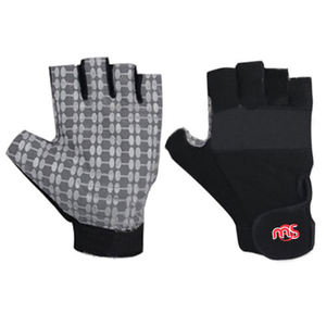 Guantes acolchados para levantamiento de pesas, entrenamiento físico, culturismo, gimnasio, correa larga para la muñeca - Product Image 1