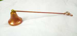 SNUFFER de latón con Cruz en mango, suministros de Iglesia, Brassworld, India - Product Image 6