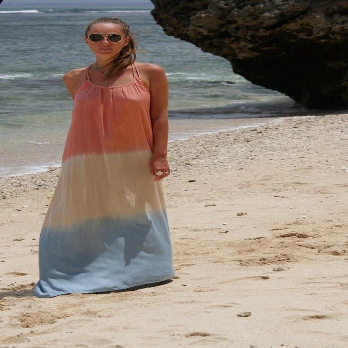 ปะการังสีเบจสีฟ้า